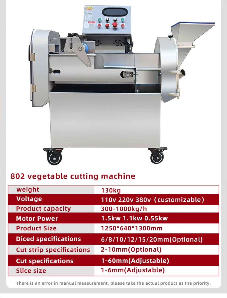 New Vegetable Fruit Cutting Dicer Machine Potato Slicer Cutter Machine